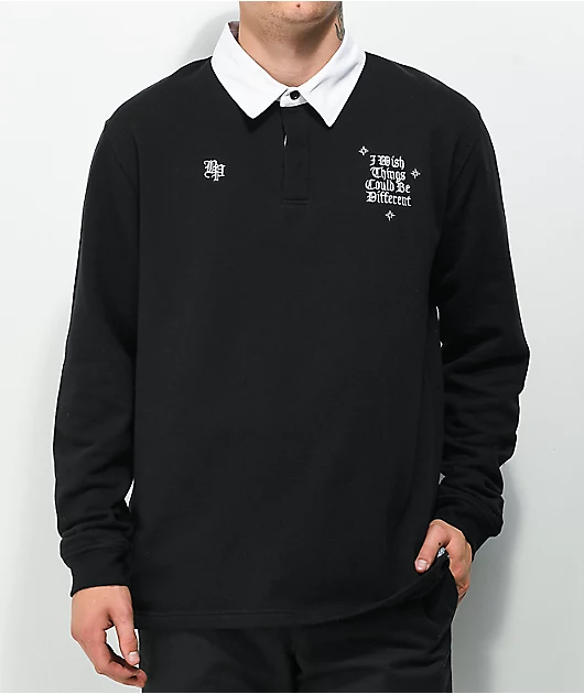 69882-broken-promises-wishful-thinking-black-rugby-shirt-2.webp Broken Promises Wishful Thinking Black Rugby Shirt