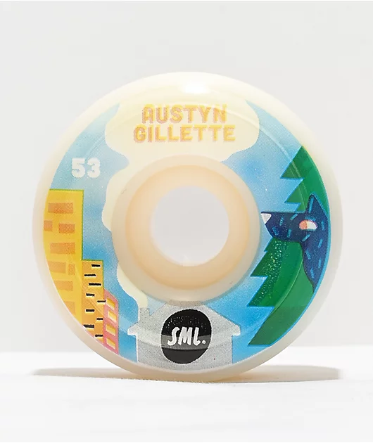70301-sml.-gillette-avro-53mm-99a-white-skateboard-wheels-1.webp SML. Gillette Avro 53mm 99a White Skateboard Wheels