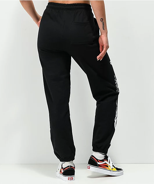 Broken Promises Crash And Burn Black Sweatpants