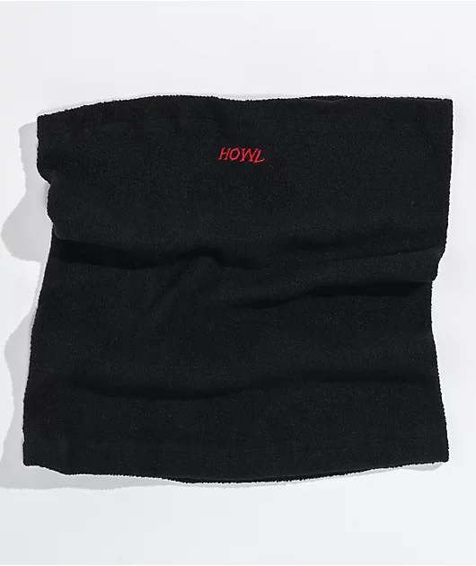 Howl Black Neck Gaiter
