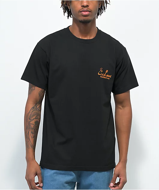 70717-cookman-hot-dog-black-t-shirt-2.webp Cookman Hot Dog Black T-Shirt