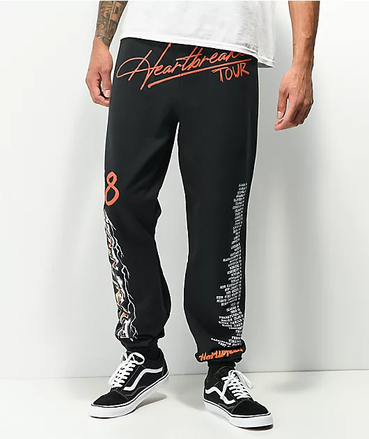 Broken Promises x Hot Wheels Tour Black Sweatpants