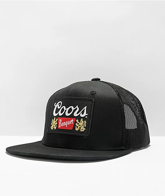 71227-brixton-x-coors-primary-black-trucker-hat-1.webp Brixton x Coors Primary Black Trucker Hat