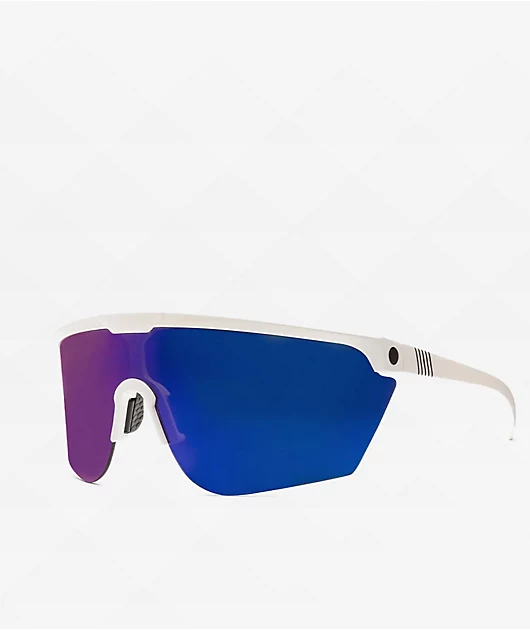 Electric Clove Gloss White & Grey Plasma Chrome Sunglasses