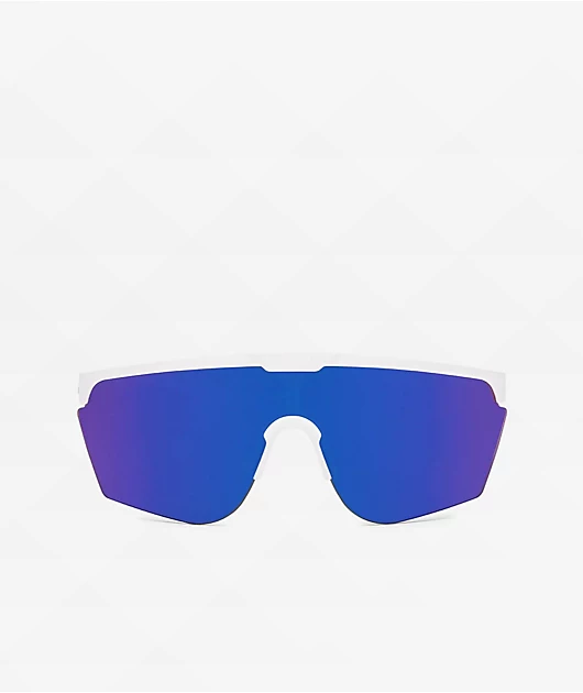 Electric Clove Gloss White & Grey Plasma Chrome Sunglasses