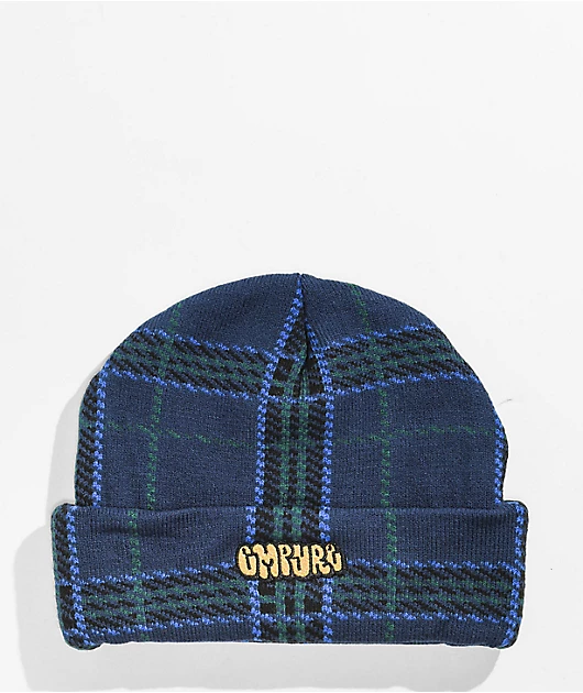 Empyre Patty Blue Plaid Beanie