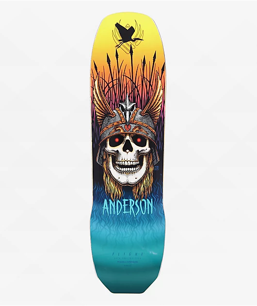 Powell Andy Anderson Heron Flight 8.45\" Skateboard Deck