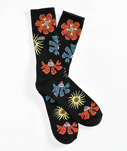 71292-vans-ryb-sun-floral-black-crew-socks-1.webp Vans RYB Sun Floral Black Crew Socks