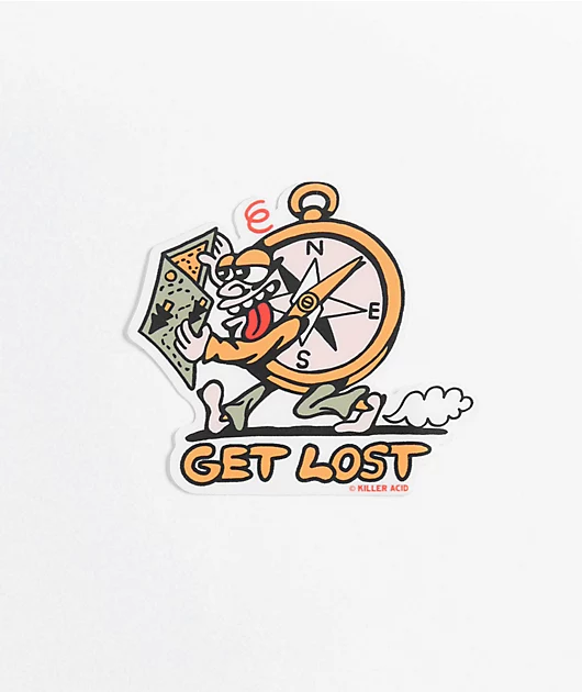 Killer Acid Get Lost Sticker