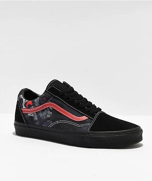 Vans Old Skool Midnight Shift Black Skate Shoes