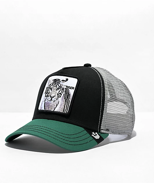 71521-goorin-bros-white-tiger-dark-green-trucker-hat-1.webp Goorin Bros White Tiger Dark Green Trucker Hat