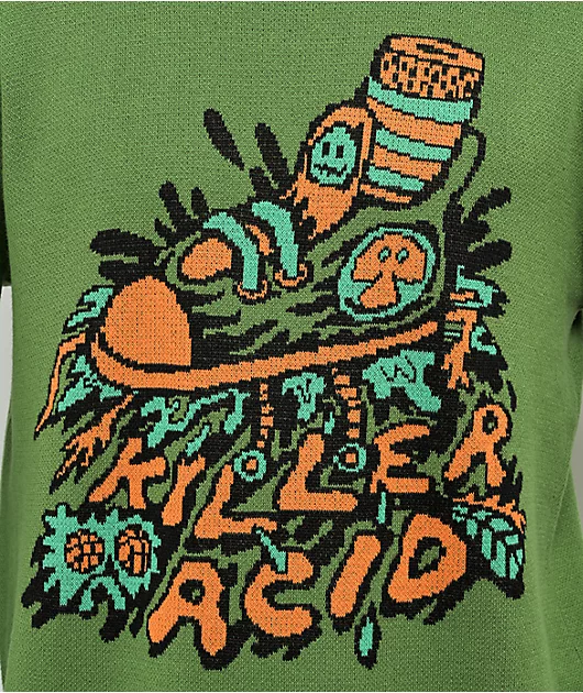 Killer Acid Ooze Green Sweater