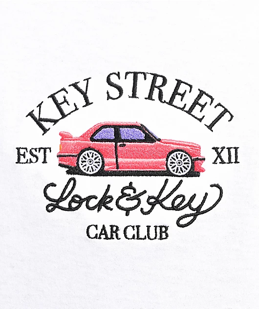 71620-key-street-lo-pro-white-t-shirt-2.webp Key Street Lo Pro White T-Shirt