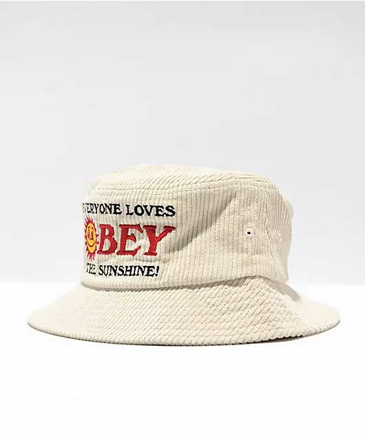 71868-obey-sunshine-cream-bucket-hat-1.webp Obey Sunshine Cream Bucket Hat