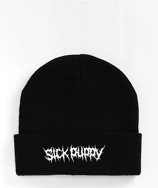 SUS BOY Sick Puppy Black Beanie