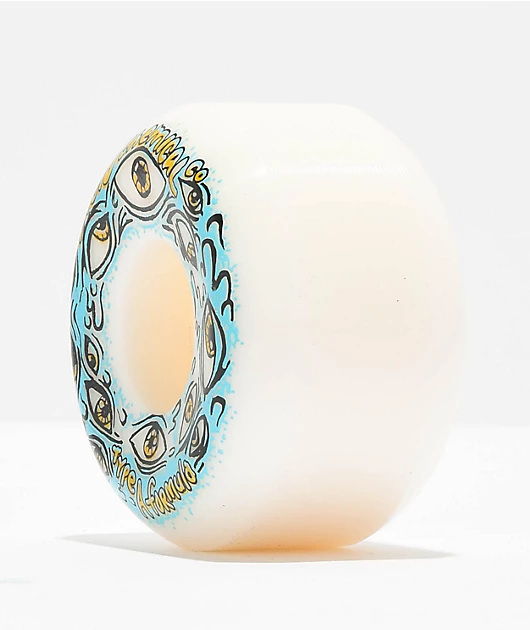 ACID Chemical Co. Eyes White 56mm Skateboard Wheels
