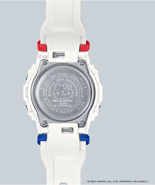 Baby-G x Hello Kitty BGD565KT-7 White Digital Watch