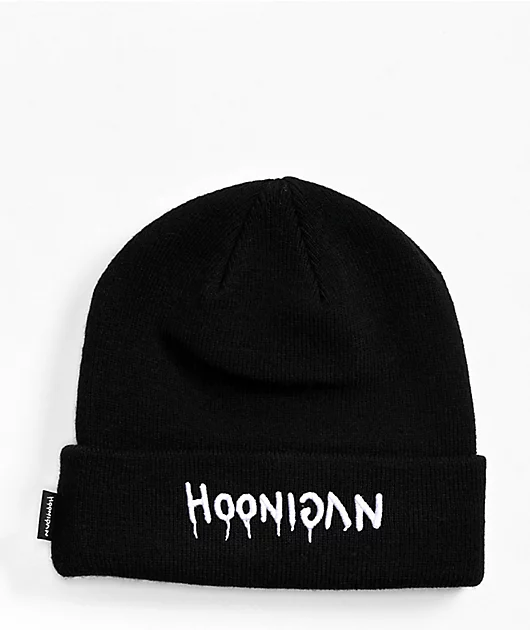 Hoonigan x Trouble Andrew x Ken Block Drips Black Beanie