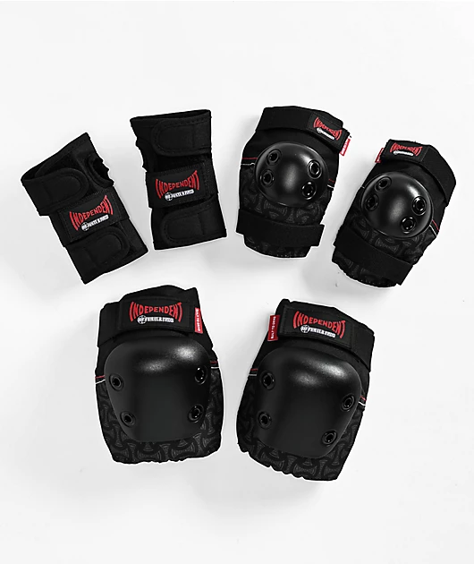 187 Killer x Independent Kids Jr. 3 Pack Black Pad Set