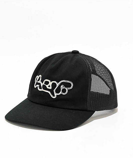 72048-huf-hell-razor-black-trucker-hat-1.webp HUF Hell Razor Black Trucker Hat