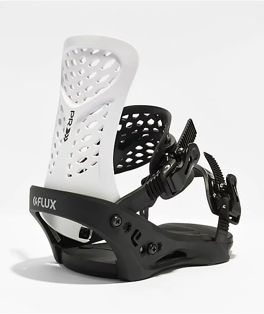 Flux PR White Snowboard Bindings