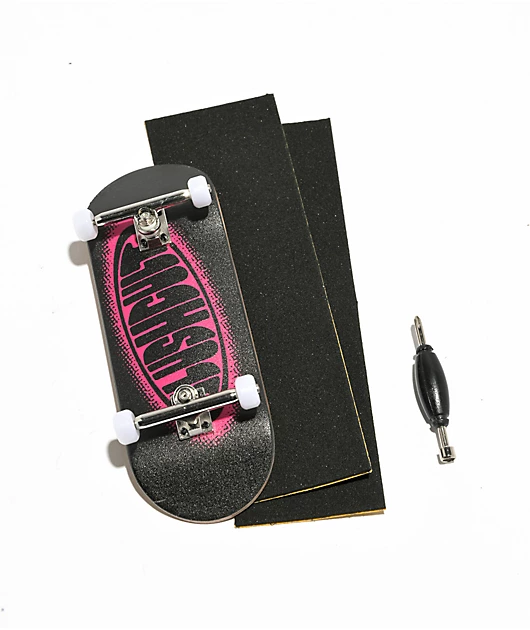 72214-slushcult-grom-overspray-black-fingerboard-complete-1.webp Slushcult Grom Overspray Black Fingerboard Complete