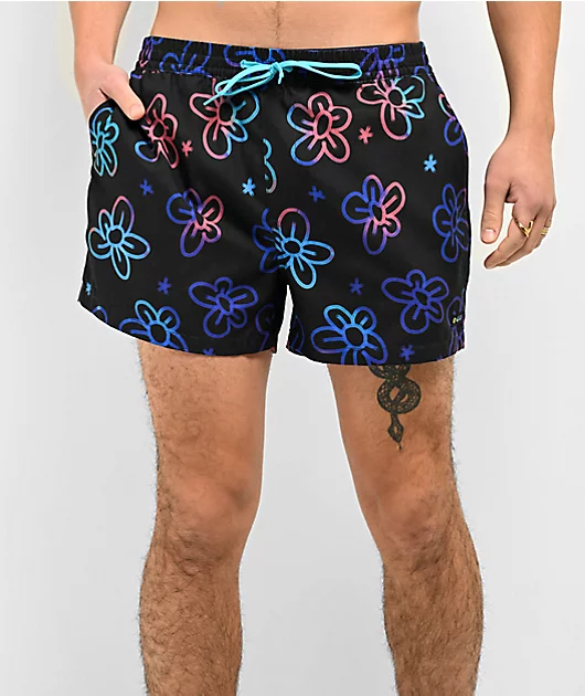A-Lab Skippy Black Board Shorts
