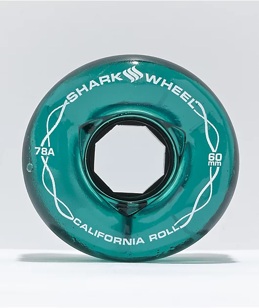 Shark Wheel California Roll 60mm 78a Emerald Cruiser Wheels