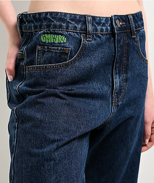 Empyre Loiter Blue Straight Leg Jeans