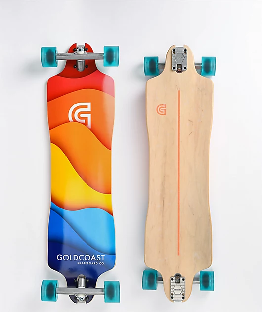 Gold Coast The Cut 36\" Drop Through Longboard Complete