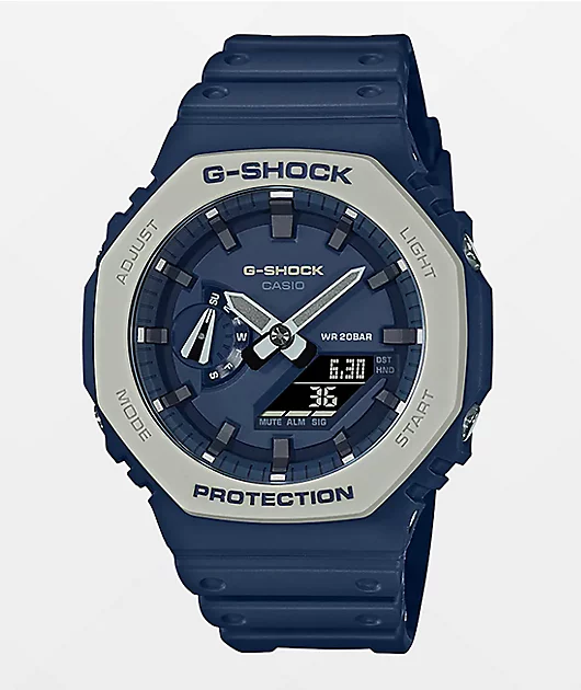 G-Shock GA2110 Earth Toned Blue Analog Watch