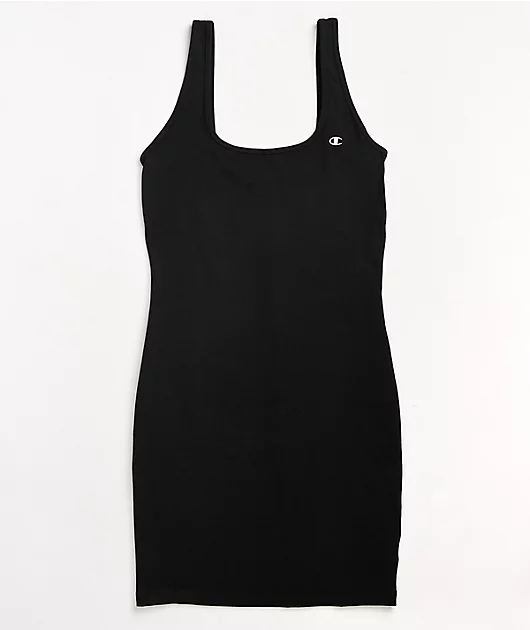 Champion Black Bodycon Tank Dress