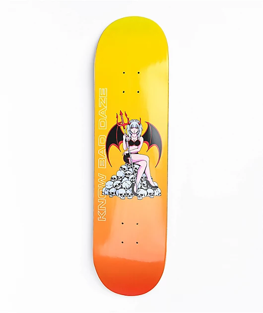 Know Bad Daze Devil Inside 8.25\" Skateboard Deck