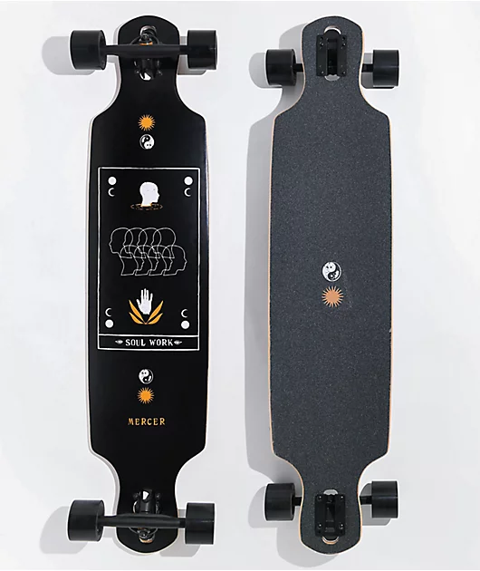 Mercer Soul Work 40\" Drop Through Longboard Complete