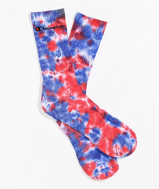 73281-champion-bmx-surf-the-web-scarlet-tie-dye-crew-socks-1.webp Champion BMX Surf The Web Scarlet Tie Dye Crew Socks
