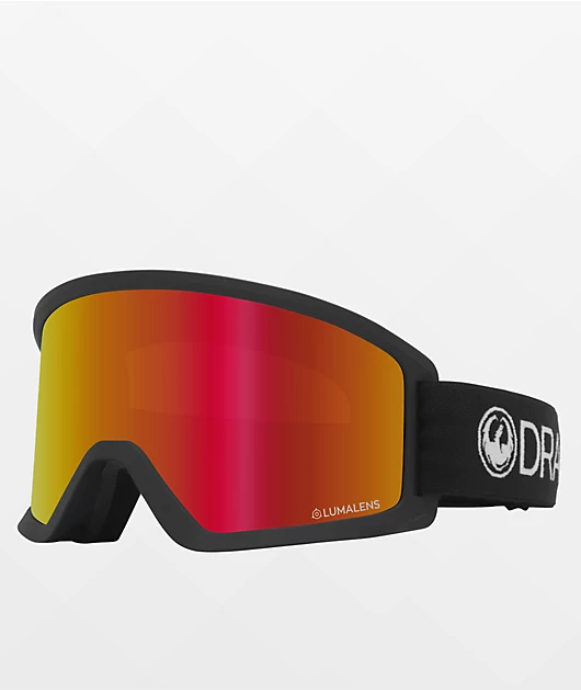Dragon DX3 OTG Lumalens Red Ion Snowboard Goggles