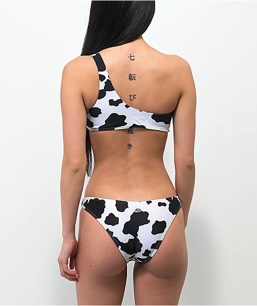 Petals by Petals and Peacocks Mood Cheeky Cow Print Bikini Bottom