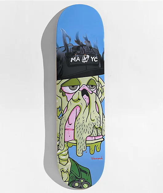Diamond Supply Co. x Ape Military Mutant Ape 8.25\" Skateboard Deck
