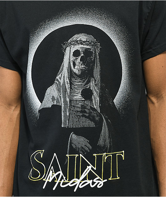 74025-saint-midas-dead-saint-black-t-shirt-2.jpg Saint Midas Dead Saint Black T-Shirt