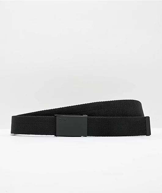 RVCA Options Black Web Belt