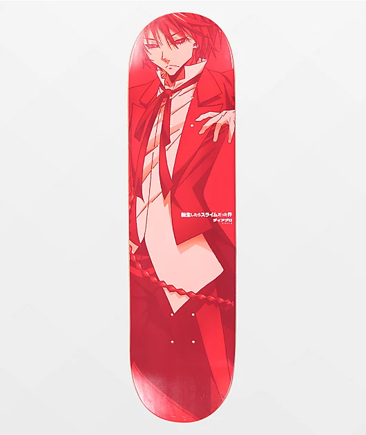 Episode x That Time I Got Reincarnated As A Slime Diabloe 8.25\" Red Skateboard Deck