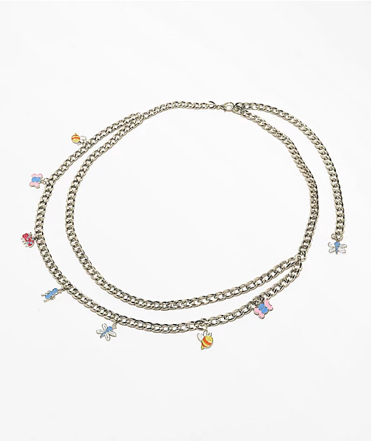 A.LAB Whitley Silver Chain Belt