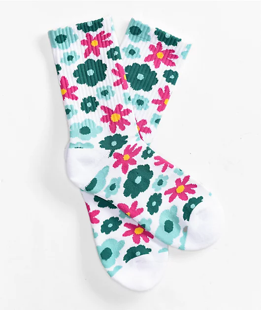 A.LAB Kodi White Crew Socks