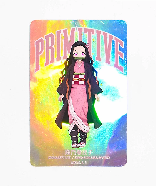 Primitive x Demon Slayer Nezuko Sticker