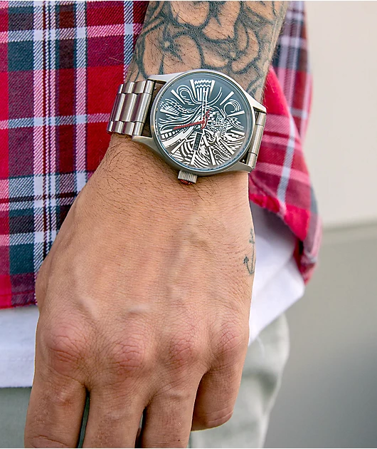 74619-nixon-x-the-rolling-stones-sentry-ss-silver-analog-watch-2.webp Nixon x The Rolling Stones Sentry SS Silver Analog Watch
