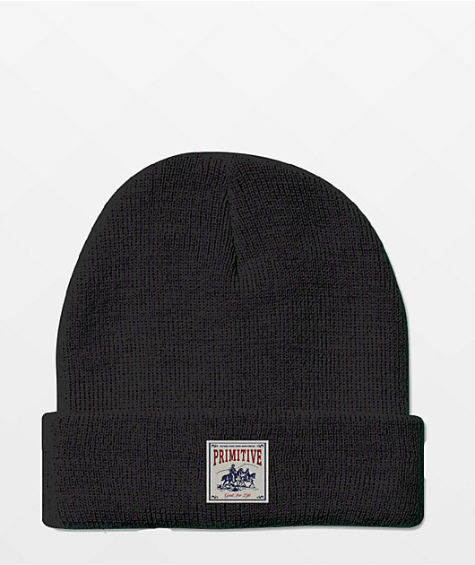 Primitive Wrangler Black Beanie