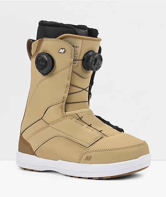 K2 Women's Kinsley Tan Snowboard Boots 2023