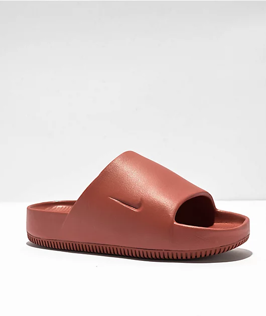 Nike Calm Rugged Orange Slide Sandals