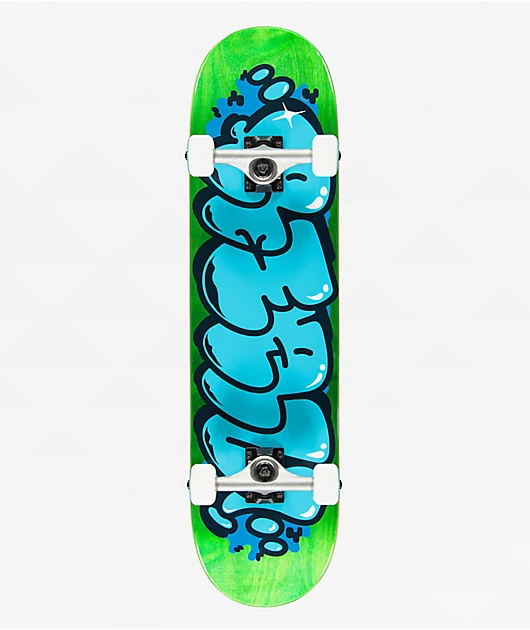 Real Bubble Letters 8.0\" Skateboard Complete