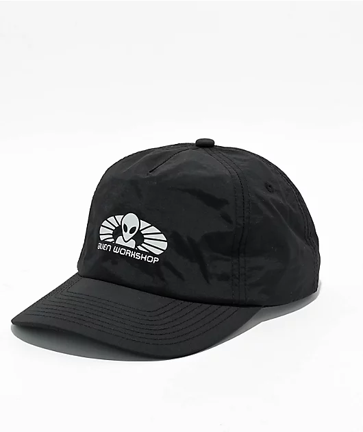 Alien Workshop Spectrum Reflective Black Strapback Hat
